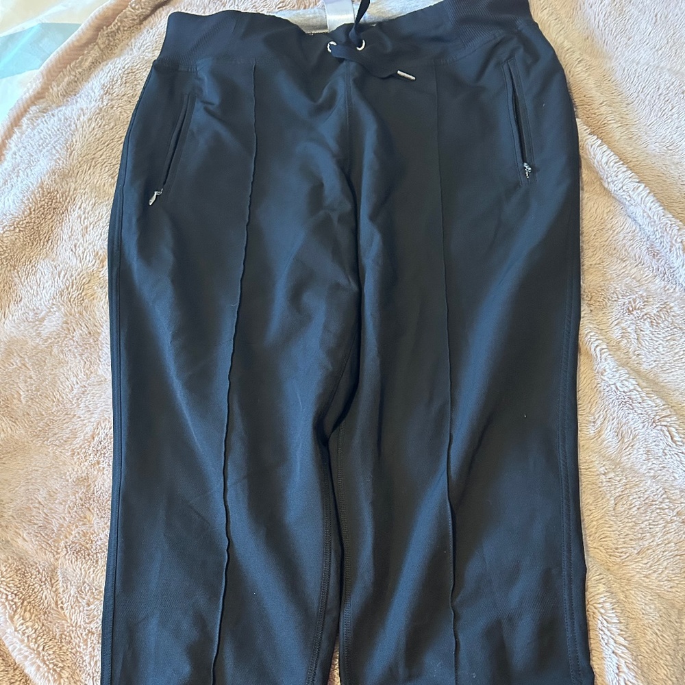 CALVIN KLEIN Women's "Performance" Stretch Black Pants XL